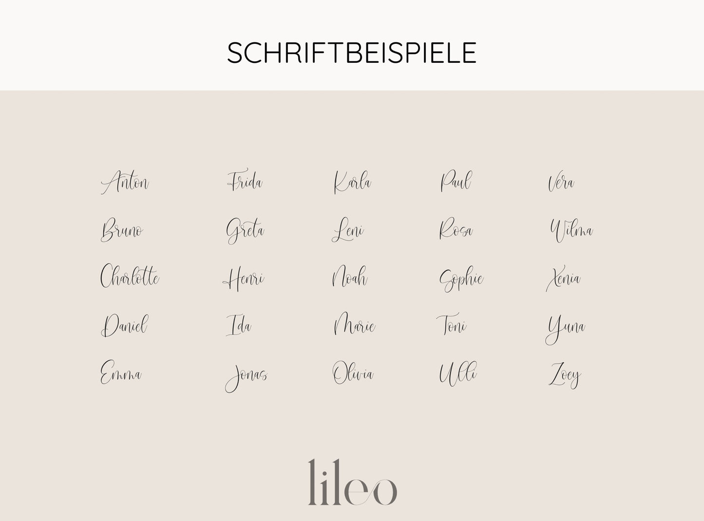 Personalisierter Cake Name