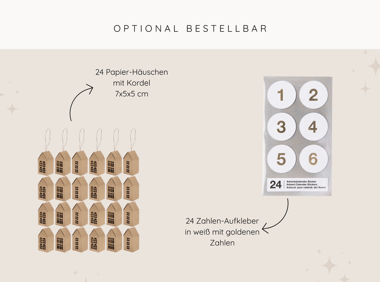 Personalisierter Aventskalender zum Befüllen - Auto
