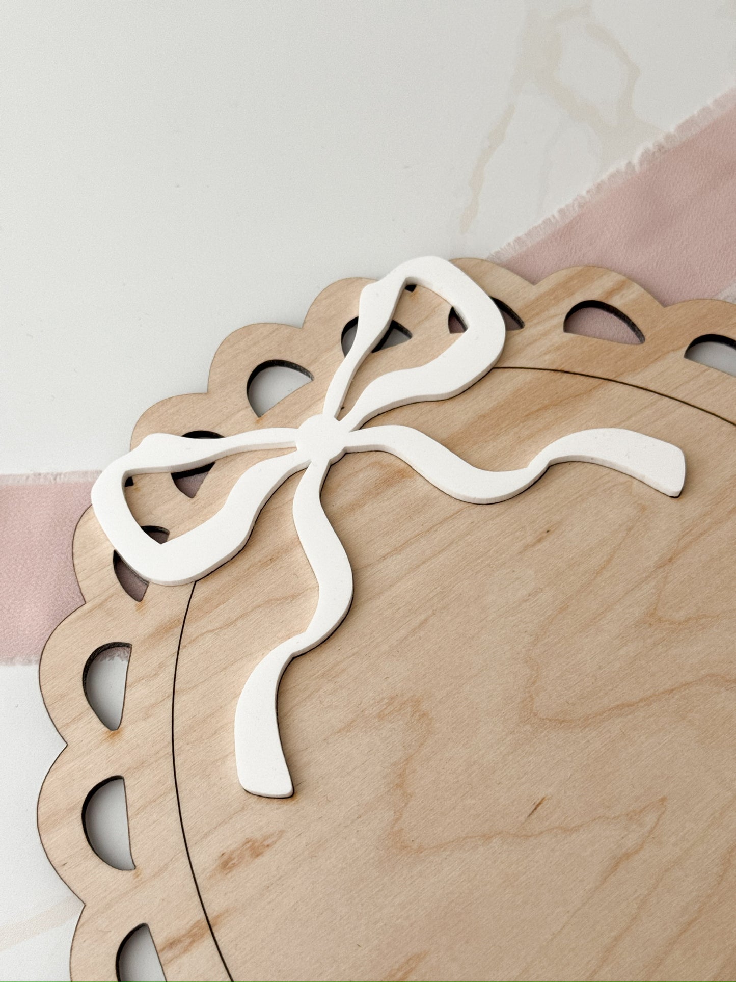 Personalisiertes Schild mit Handabdruck