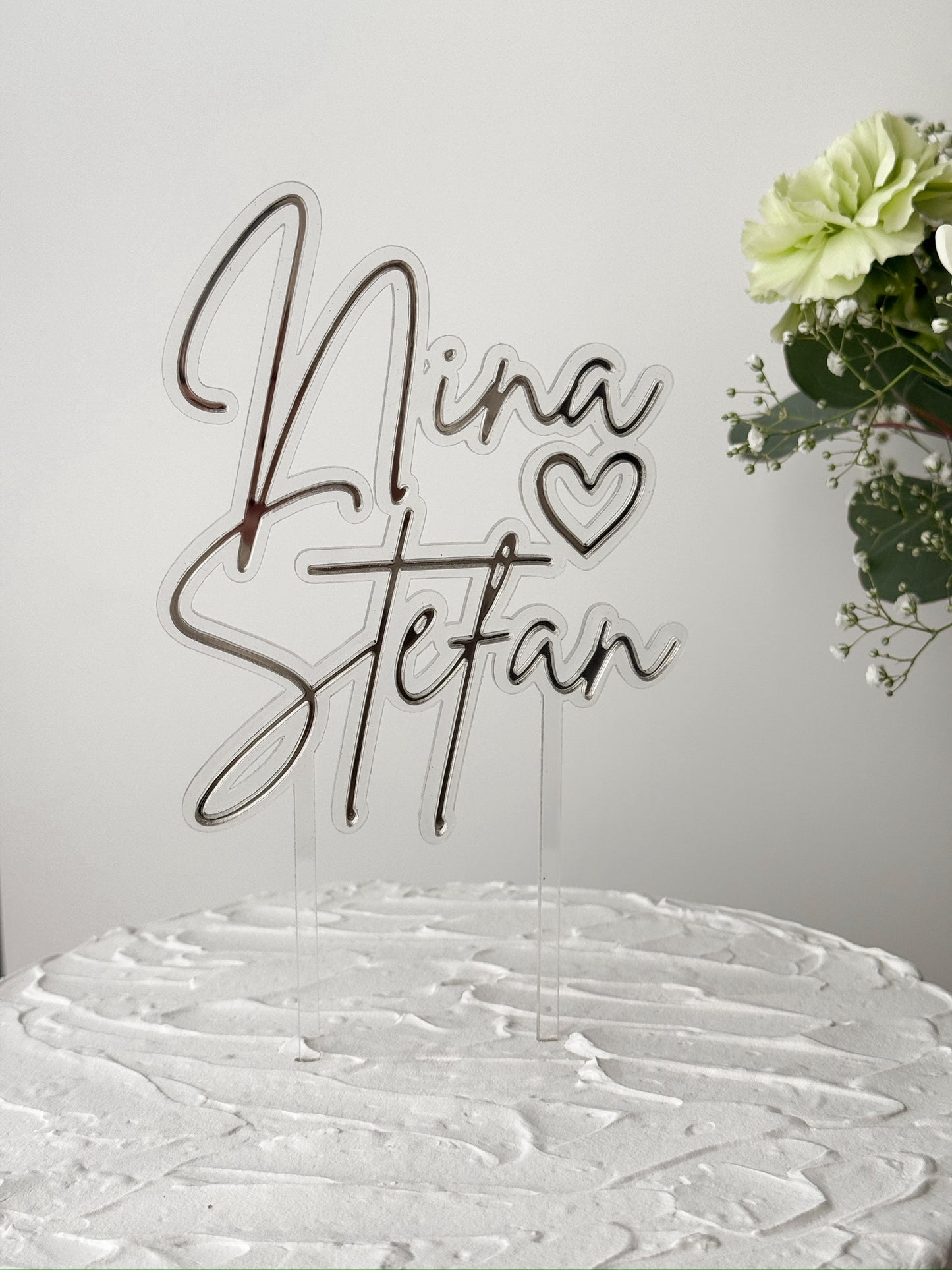 Personalisierter Caketopper - Hochzeit