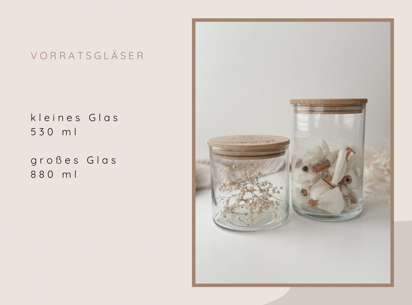 Personalisiertes Vorratsglas mit Kinderzeichnung Gravur