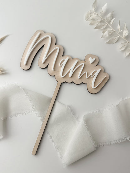 Cake Topper - Muttertag