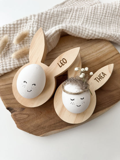 Personalisierter Eierbecher Hase