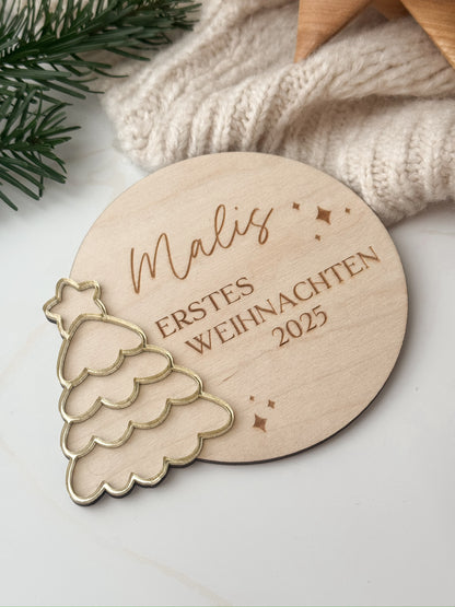 Meilensteinkarte - mein erstes Weihnachten