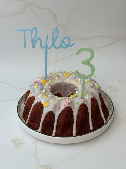 Zahlen Cake Topper