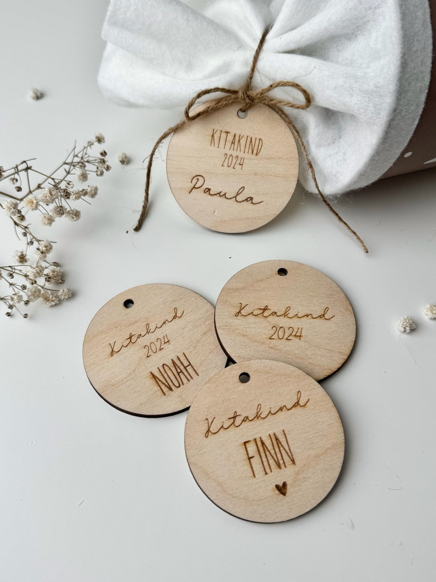 Namensanhänger für Kitakinder, Krippenkind, Kindergartenkind
