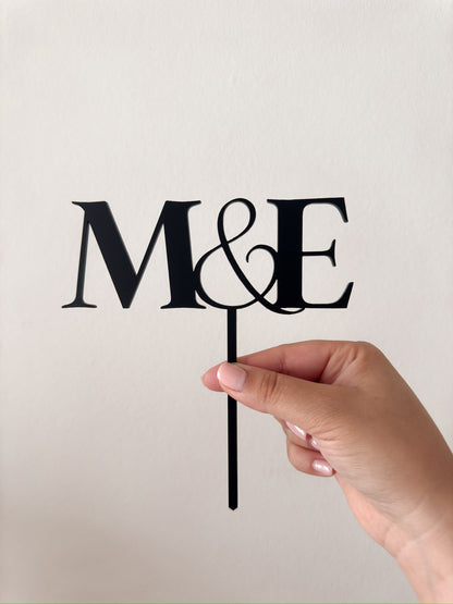 Personalisierter Cake Topper - Hochzeit