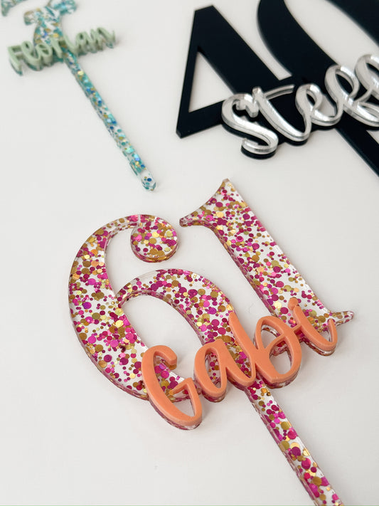 Cake Topper Geburtstag