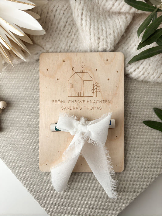 Personalisiertes Geldgeschenk zu Weihnachten