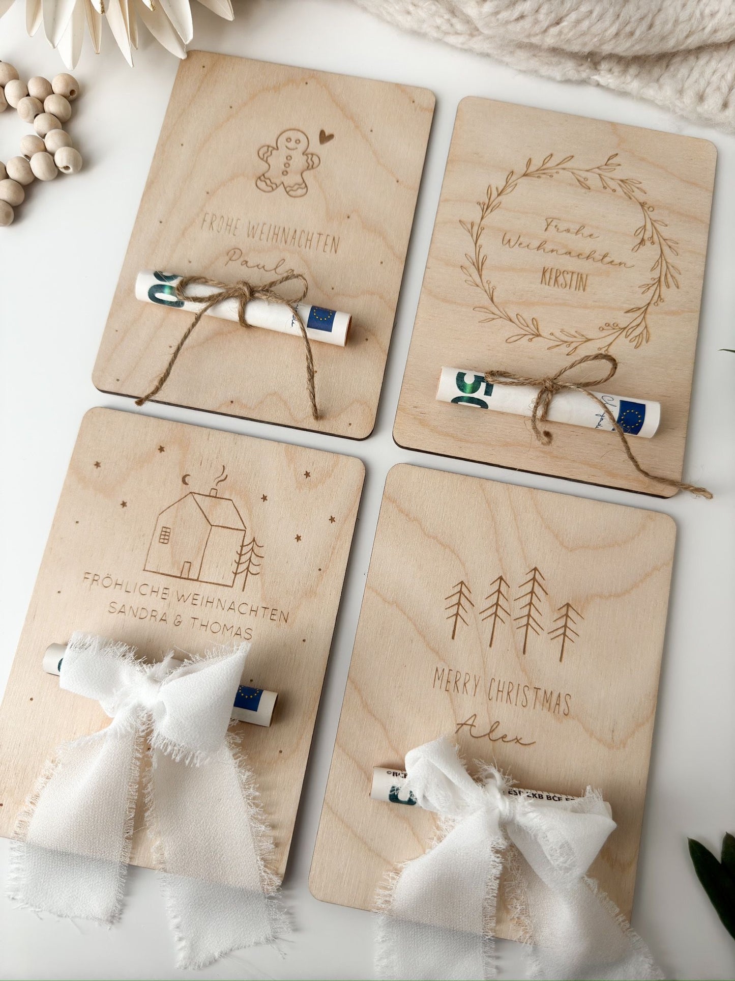 Personalisiertes Geldgeschenk zu Weihnachten