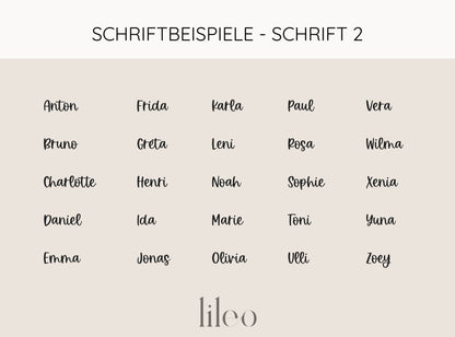 Personalisierter Herzanhänger mit Namen