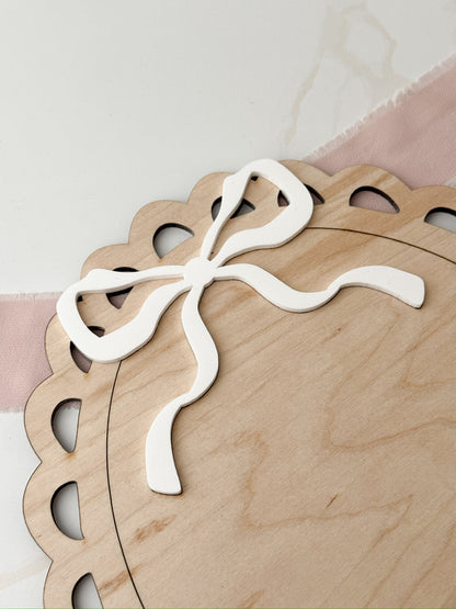 Personalisiertes Schild mit Handabdruck