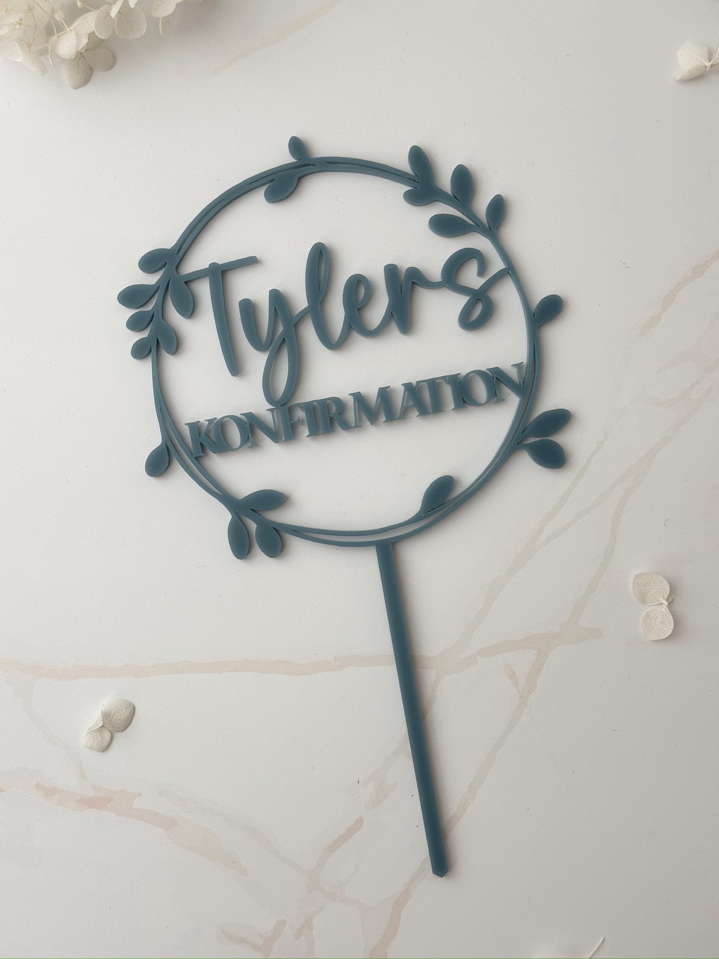 Personalisiertes Cake Topper | Taufe | Kommunion | Konfirmation