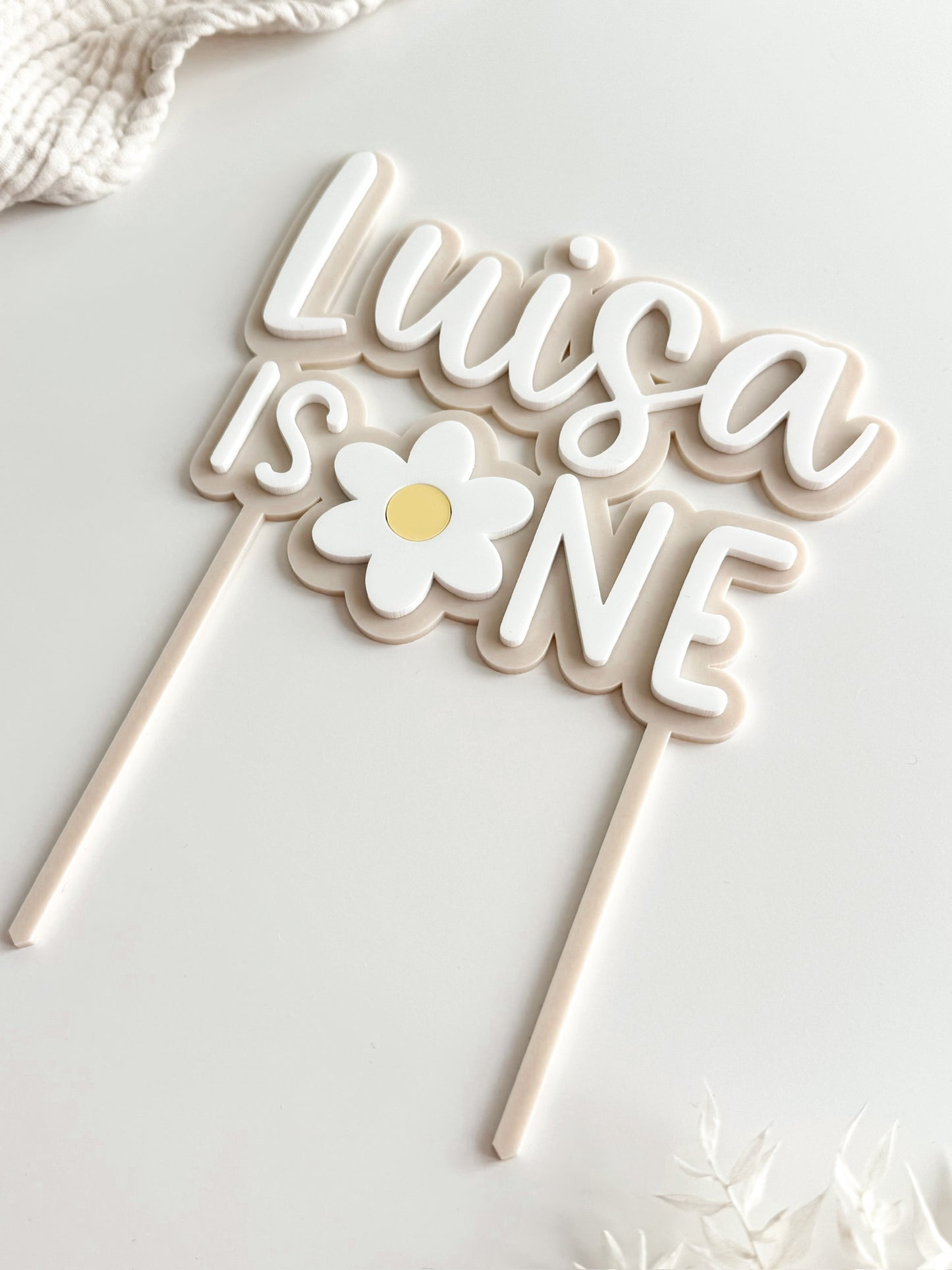 CAKE TOPPER ONE - Daisy