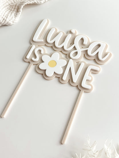 CAKE TOPPER ONE - Daisy