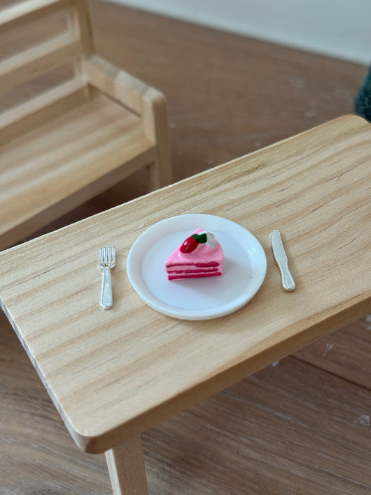 Miniatur Erdbeertorte