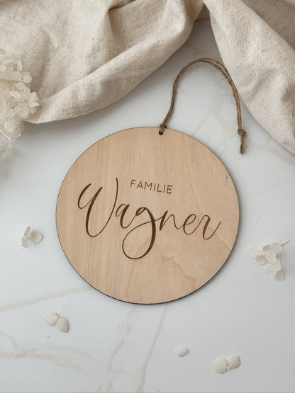 Personalisiertes Namensschild