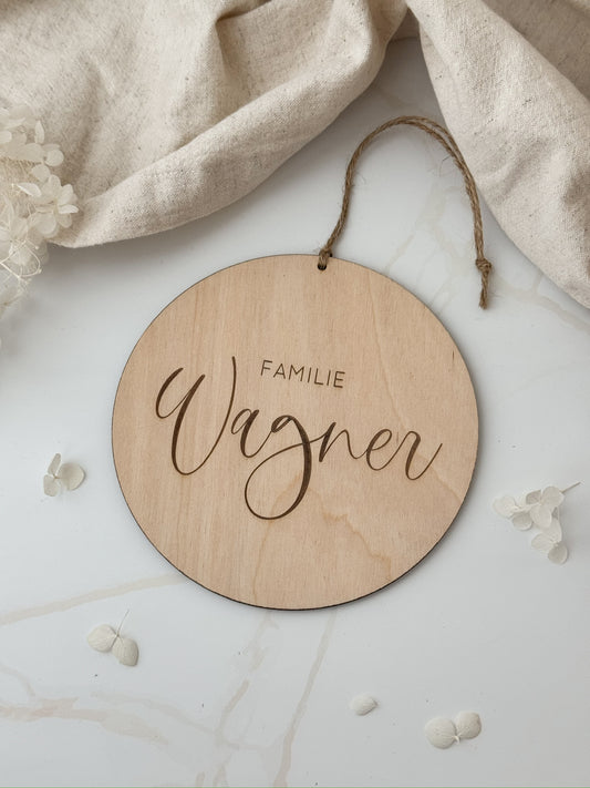 Personalisiertes Namensschild