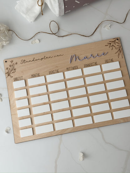 Personalisierter Stundenplan