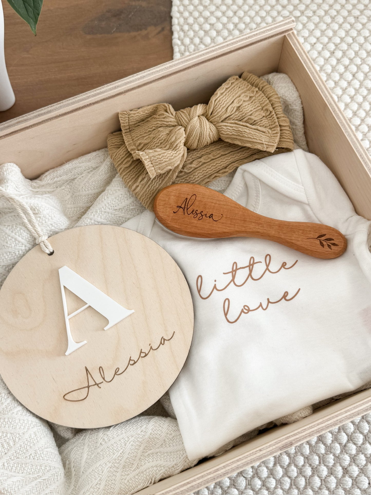 Personalisierte Babyhaarbürste