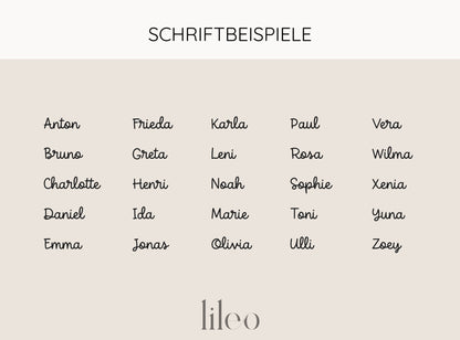 Namensanhänger für Kitakinder