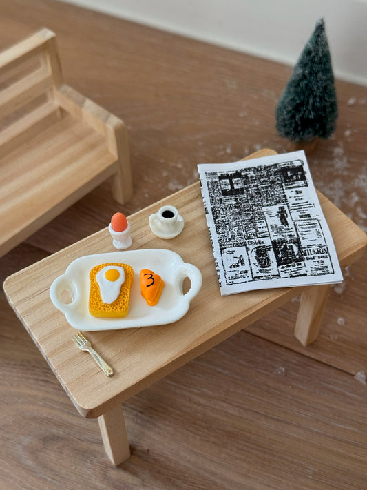 Miniatur Frühstück