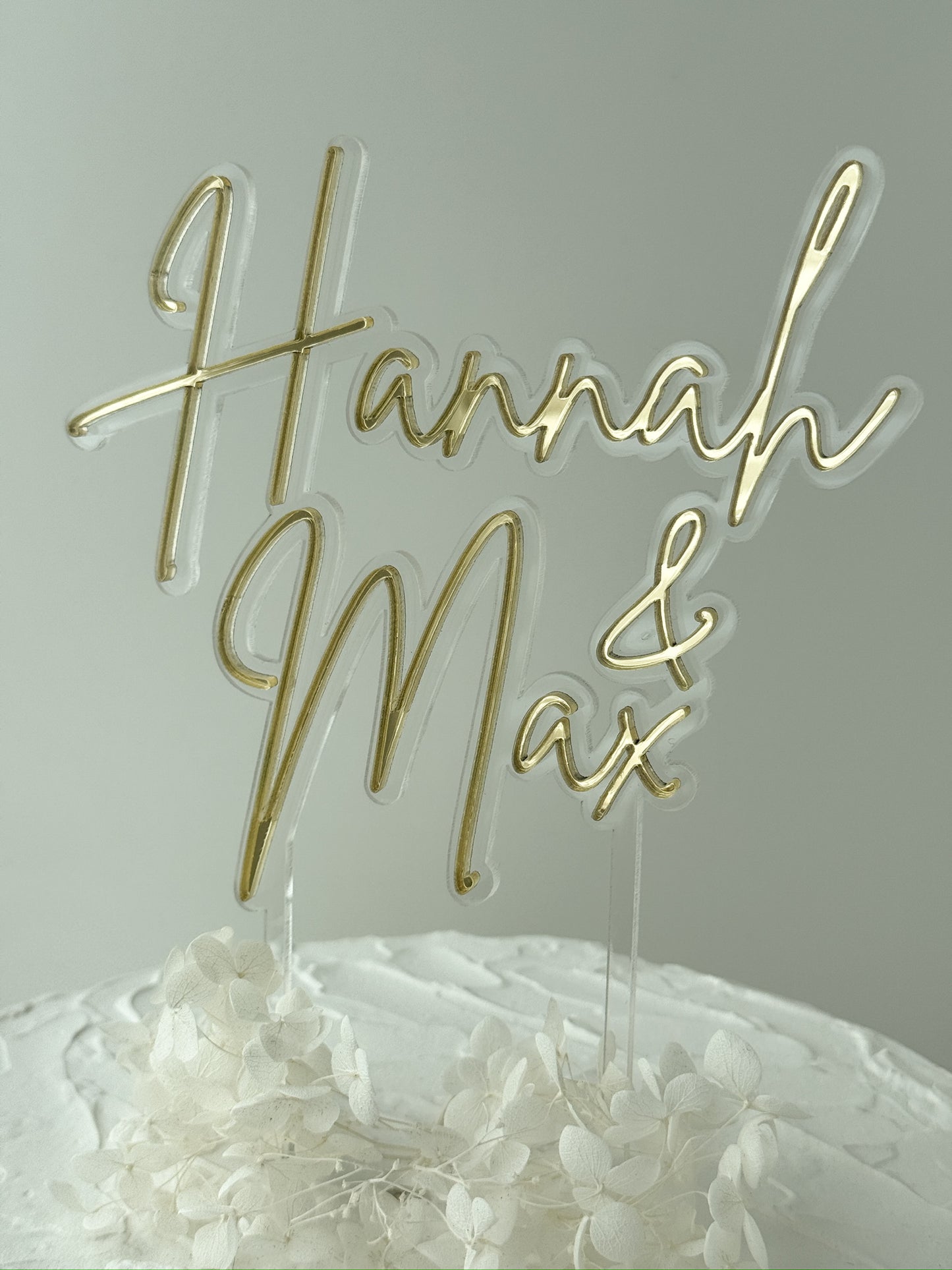 Personalisierter Caketopper - Hochzeit