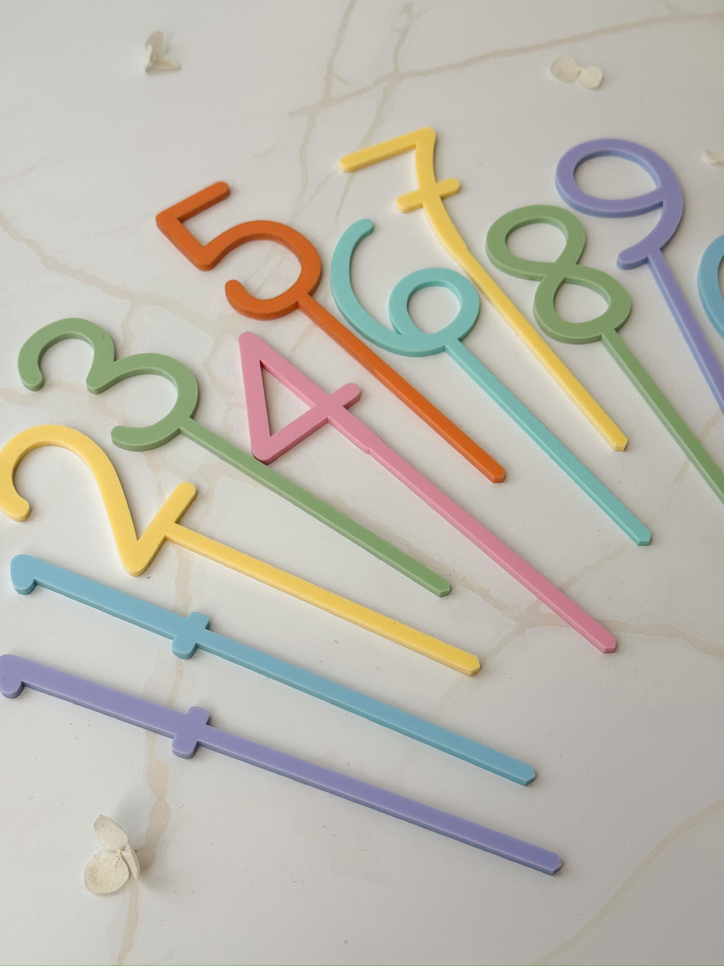 Zahlen Cake Topper