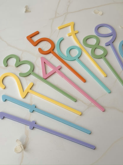 Zahlen Cake Topper