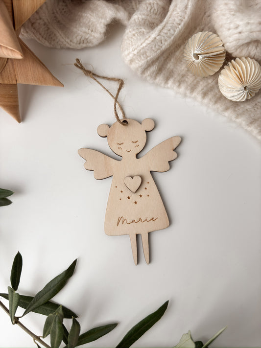 Personalisierter Christbaumanhänger - Engel