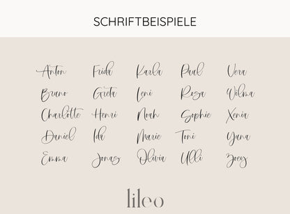 Personalisiertes Namensschild