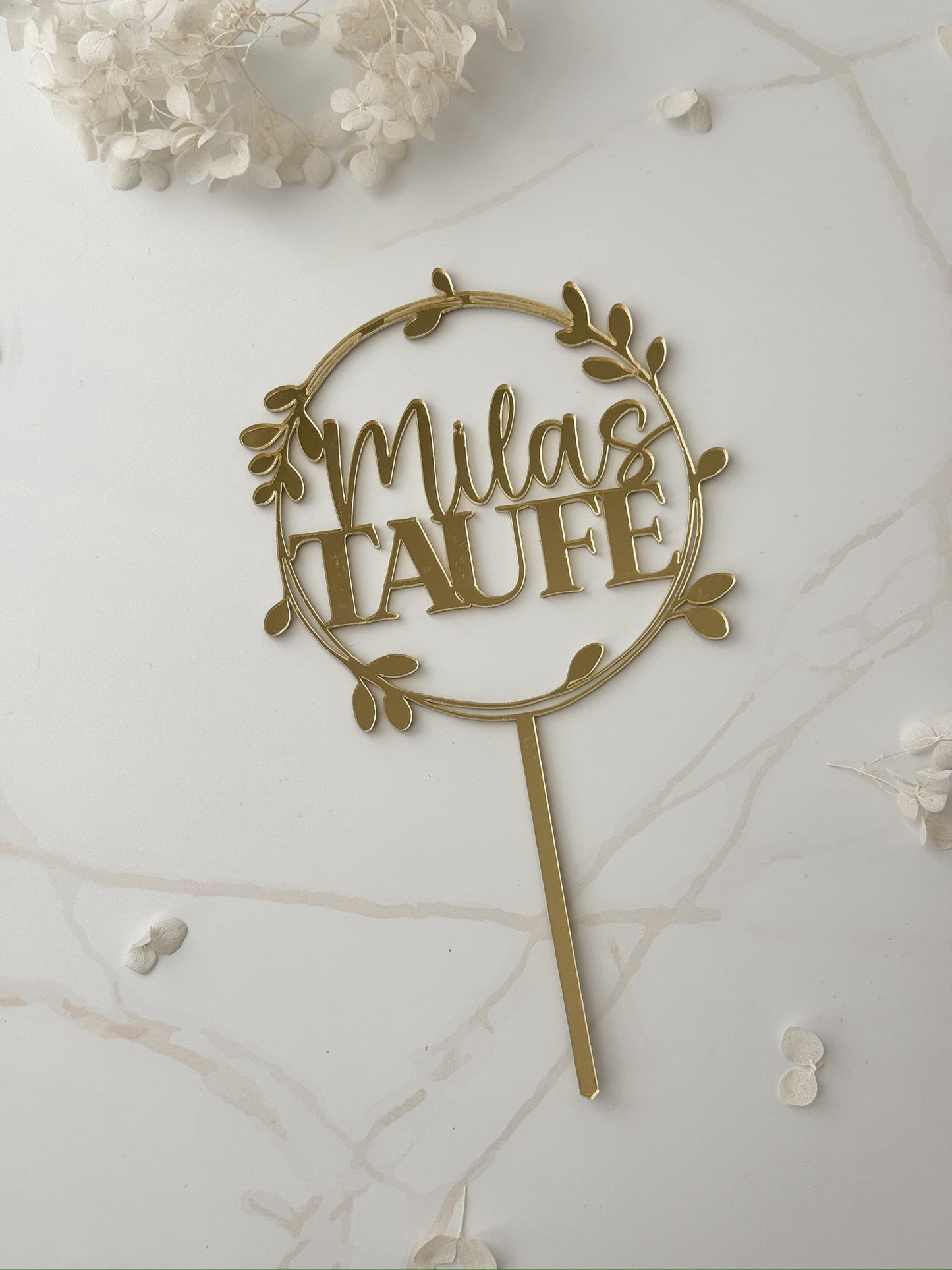 Personalisiertes Cake Topper | Taufe | Kommunion | Konfirmation