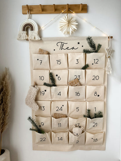 Personalisierter Adventskalender zum Befüllen