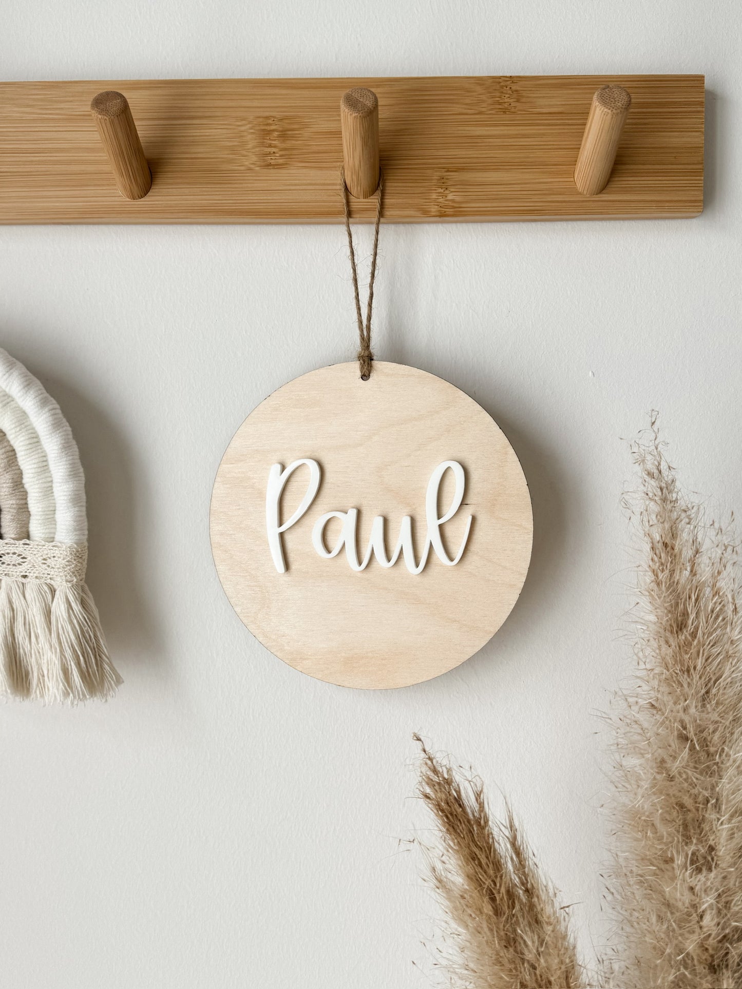 Personalisiertes Holzschild mit 3D Effekt
