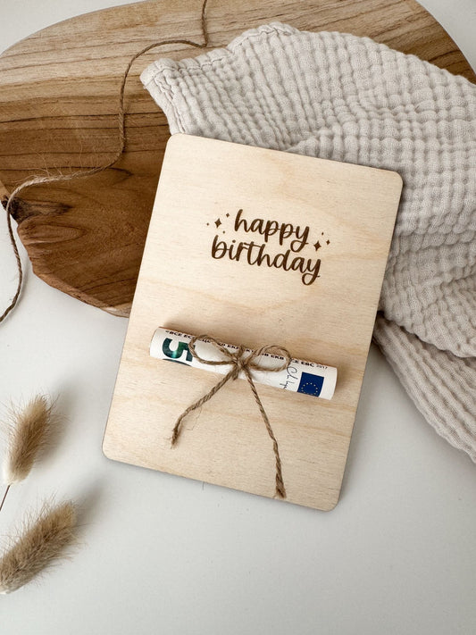 Geldgeschenk zum Geburtstag