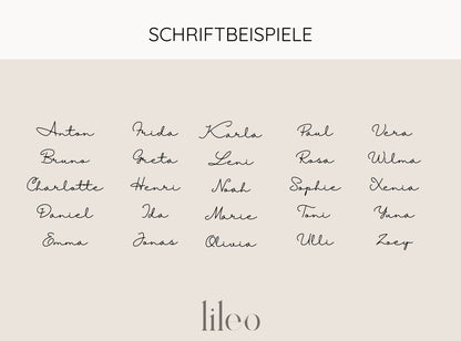 Osterkörbchen mit personalisiertem Osteranhänger