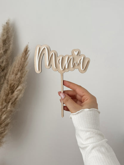 Cake Topper - Muttertag