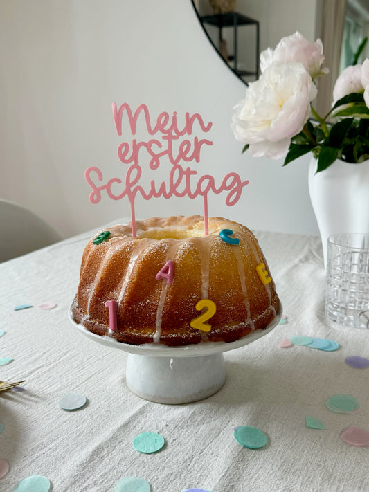 Caketopper - Mein erster Schultag