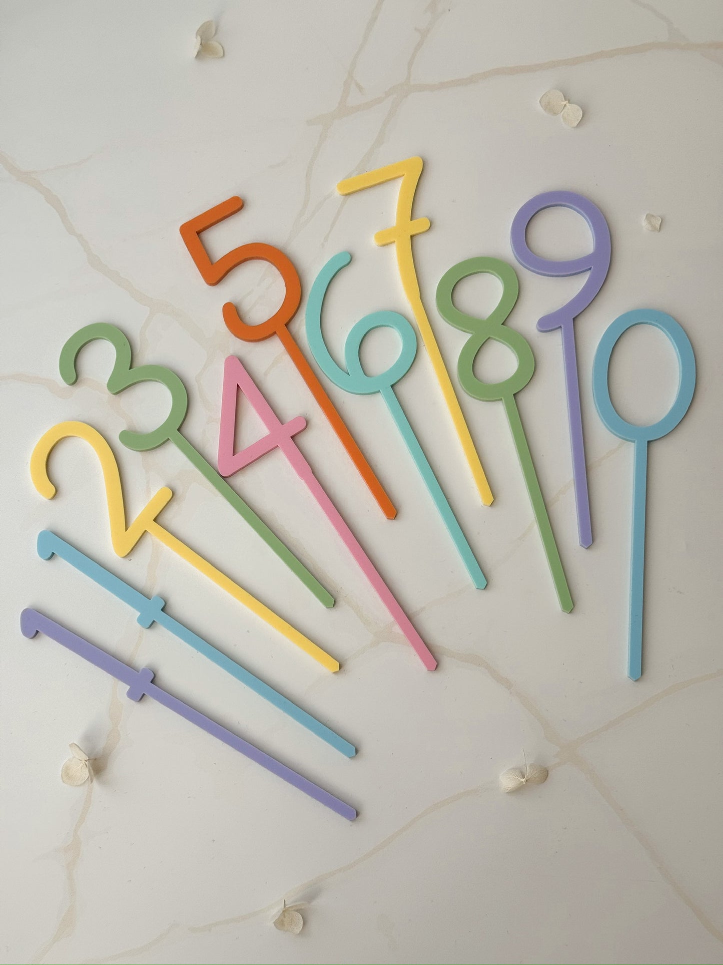 Zahlen Cake Topper