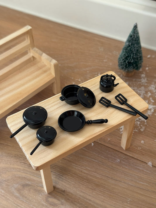 Miniatur Kochutensilien