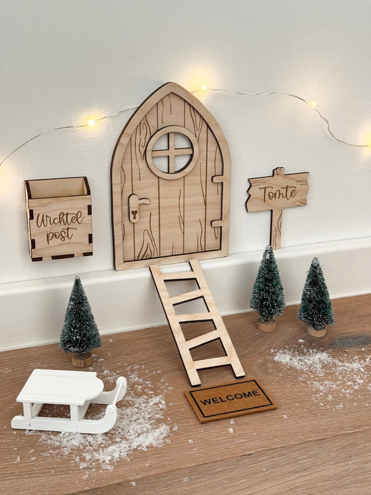 Wichtelset aus Holz personalisiert