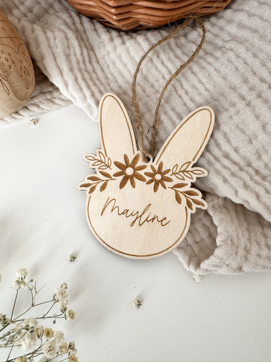 Personalisierter Osteranhänger - Hase