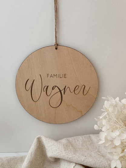 Personalisiertes Namensschild