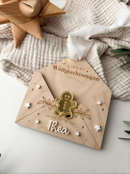 Wunschzettel aus Holz