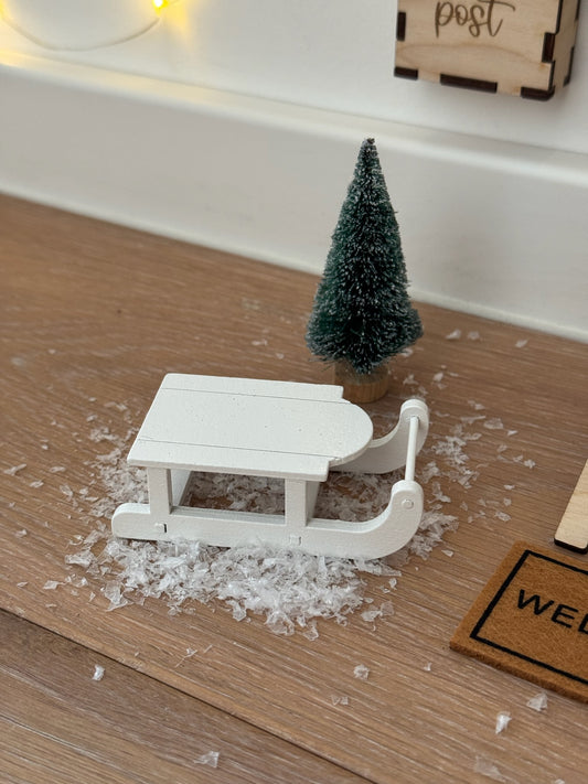 Miniatur Schlitten