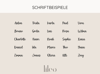 Personalisierter Christbaumanhänger - Schneeflocke