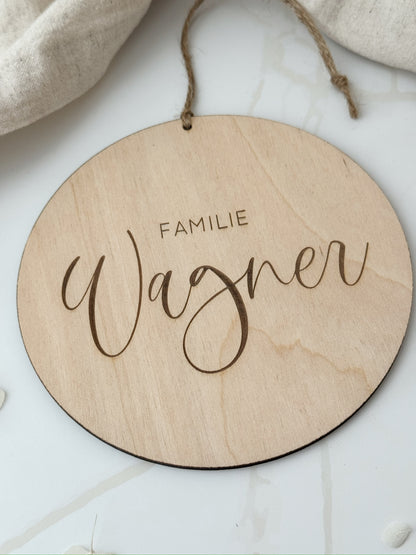 Personalisiertes Namensschild