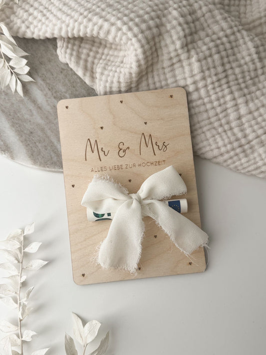 Geldgeschenk zur Hochzeit