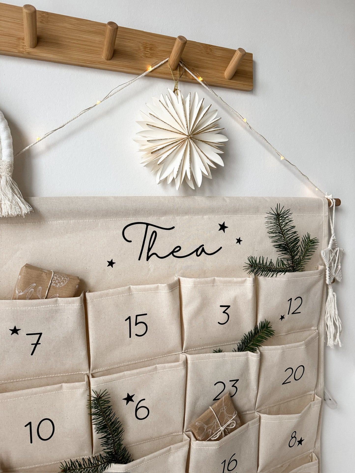 Personalisierter Adventskalender zum Befüllen