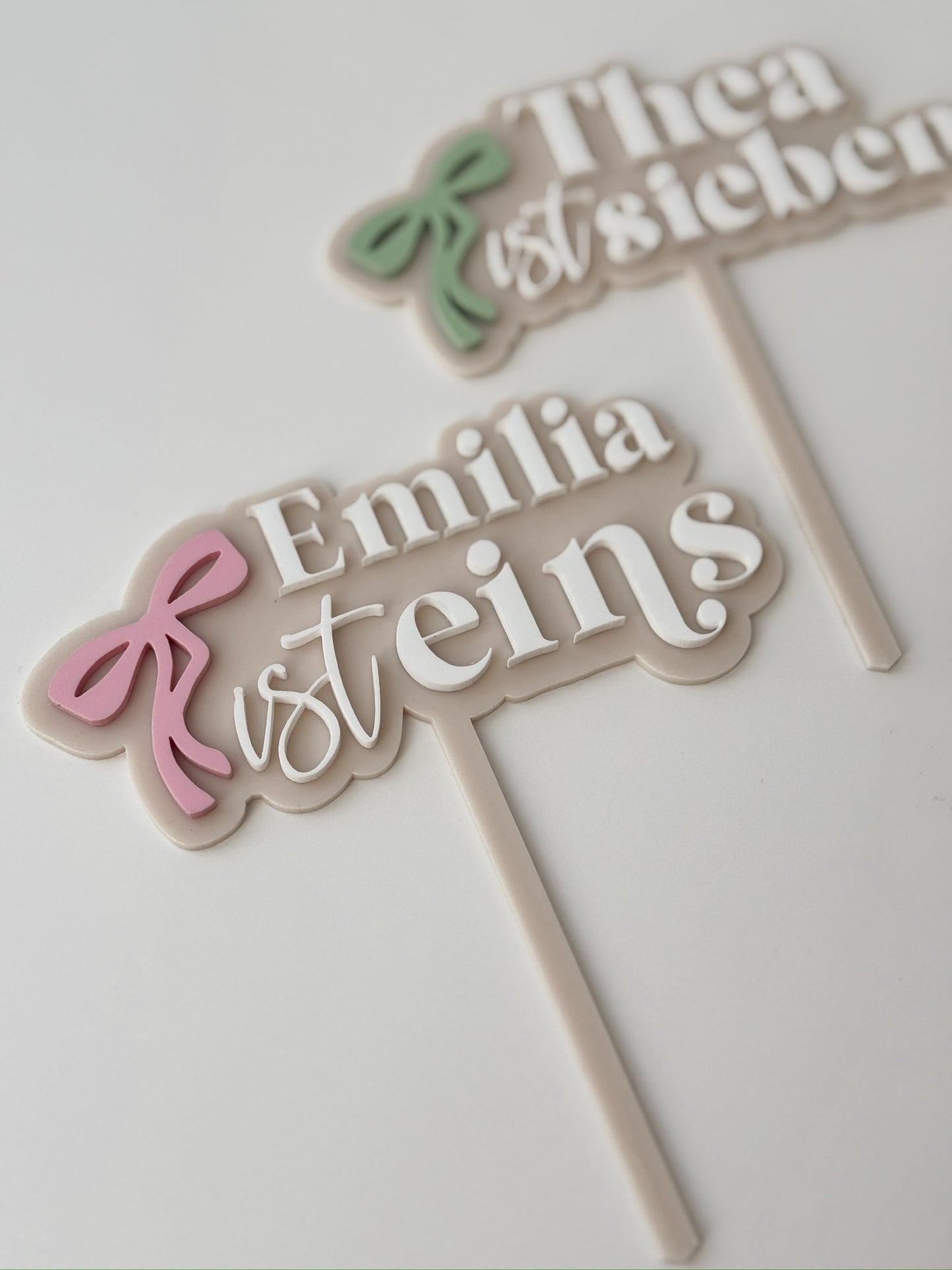CAKE TOPPER - Schleife